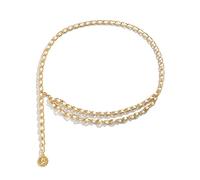 HAODUOO Decor Waist Chain, Body Jewelry for Women Sexy Vintage Hollow Tassel Belly Chain for Women Sexy Belts