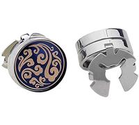 HAODUOO Mens Cufflinks Elegant Style Cuff Cufflinks Cufflinks Men's Unisex Set Shirt Cufflinks Accessories Fashion and Novel Round Cufflinks Business Banquet Cufflinks Cufflinks