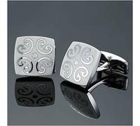 HAODUOO Mens Cufflinks Elegant Style Cuff Men's Shirt Cufflinks, Retro Pattern Cufflinks, Men's French Shirt Cufflinks Shirt Stud Cufflinks(8)