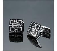 HAODUOO Mens Cufflinks Elegant Style Cuff Men's Shirt Cufflinks, Retro Pattern Cufflinks, Men's French Shirt Cufflinks Shirt Stud Cufflinks(10)