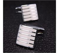 HAODUOO Mens Cufflinks Elegant Style Cuff Men's Shirt Cufflinks, Retro Pattern Cufflinks, Men's French Shirt Cufflinks Shirt Stud Cufflinks(15)