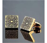 HAODUOO Mens Cufflinks Elegant Style Cuff Men's Shirt Cufflinks, Retro Pattern Cufflinks, Men's French Shirt Cufflinks Shirt Stud Cufflinks(27)