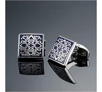 HAODUOO Mens Cufflinks Elegant Style Cuff Men's Shirt Cufflinks, Retro Pattern Cufflinks, Men's French Shirt Cufflinks Shirt Stud Cufflinks(29)