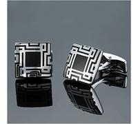 HAODUOO Mens Cufflinks Elegant Style Cuff Men's Shirt Cufflinks, Retro Pattern Cufflinks, Men's French Shirt Cufflinks Shirt Stud Cufflinks(11)