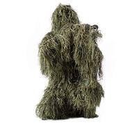 HaoFst Ghillie Combinaison camouflage de forêt pour la chasse 4 pièces + sac