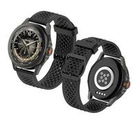 Haofun 22mm Nylon Bracelet pour Xiaomi Watch S4 Sport/Watch S3/ Watch 2/2 Pro/Watch S2/ Redmi Watch 5 Active/ 5 Lite pour Amazfit Balance/Bip 5 pour Garmin Venu 3/2/ Vivoactive 4 - Concave Noir