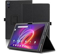 Haofun Coque Compatible avec Acer Iconia Tab P11, Housse Etui de Slim Léger avec Dragonne, PU Flexible Cover avec Multi-Angle Fonction Support, Noir