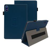 Haofun Coque Compatible avec Acer Iconia Tab P11, Housse Etui de Slim Léger avec Dragonne, PU Flexible Cover avec Multi-Angle Fonction Support, Bleu