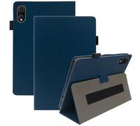 Haofun Coque Compatible avec Blackview Tab 90 WiFi/Tab 90/Tab 9 WiFi, Housse Etui de Slim Léger avec Dragonne, PU Flexible Cover avec Multi-Angle Fonction Support, Bleu