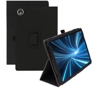 Haofun Coque Compatible avec DOOGEE T40 Pro, Housse Etui de Slim Léger avec Dragonne, PU Flexible Cover avec Multi-Angle Fonction Support, Noir