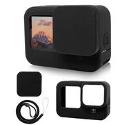 Haofun Coque en Silicone pour GoPro Hero 13 Black, 1 étui de Protection en Silicone + 1 Bouchon d'objectif pour GoPro Hero 13 Black d'accessoires Silicone Case Sleeve