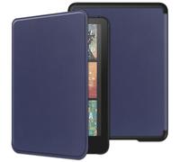 Haofun Étui Compatible avec Kindle Paperwhite 7 Pouces 12th Gen. 2024/Kindle Colorsoft Signature Edition, Housse Coque de Slim Léger avec Veille/Réveil Automatique, Résistant à l'eau, Bleu Foncé