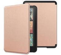 Haofun Étui Compatible avec Kindle Paperwhite 7 Pouces 12th Gen. 2024/Kindle Colorsoft Signature Edition, Housse Coque de Slim Léger avec Veille/Réveil Automatique, Résistant à l'eau, Or Rosé