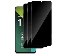 Haofun Verre Trempé Anti-Espion pour Xiaomi Redmi Note 13 Pro 5G/4G, 3 pièces Anti Espion Film de Protection Écran, Anti-Spy Anti-Trace Privacy Protecteur Film Protection écran, Sans bulles