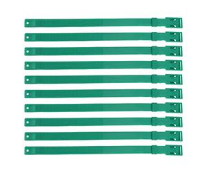 Haofy 10 Pi¨¨ces Collier de Ch¨¨vre PU 23 Pouces Collier de B¨¦tail R¨¦glable pour Animal de Ferme Vache Cheval Mouton Couleur Collier D'identification (Vert)