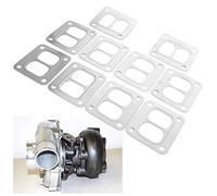 Haofy 10 Pièces de Joint Turbo T4 en Acier Inoxydable, Joint de D'entrée divisé pour Garrett T04B T04E GT35R GT40R, Résistance à la Chaleur de 1 500 °F Empêche les Fuites