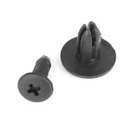 Haofy 100pcs RIVETS PLASTIQUES DE VOITURES 6 Mm Fichette DE Diamètre, Fixation du Pare-chocs, DE Broche Poussoir Auto Clips DE Garniture DE Carrosse