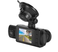 Haofy 1080p Full HD 3 Canaux Cam de Tirage avec Super -Nacht -wauche à l'avant de L'intérieur, Idéal pour Les Conducteurs de Passagers