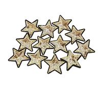 Haofy 12pcs DIY Iron sur les Patchs étoiles pour Vêtements sans Coudre à Paillettes Stickers de Broderie, Appliques de Tissu de Lavage Durable pour Vestes Jeans Sac à Dos Amusant