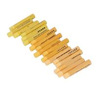 Haofy 18pcs Série Jaune Pastels Pastels Crayons, Couleur Vive, Mélange Facile, Illustration, Lanceur, pointillé, sans Danger pour les Enfants, les Débutants, les étudiants, les Artistes, avec un