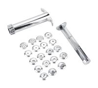 Haofy 19 Extrudeuse D'argile à Disque, Ensemble D'outils D'extrusion D'argile D'arme avec 19 Disques Interchangeables, pour L'argile en Céramique, la Pâtisserie, la Fabrication de