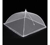Haofy 2 PCS 36x36 cm/14.2x14.2in Parapluie Alimentaire Pliable Lavable Couverture Alimentaire Anti-Mouche moustiquaire Tente