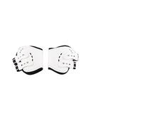 Haofy 2 Pièces Bottes de Boulets de Cheval Respirantes et Résistantes aux Chocs pour Équipement de Protection du Cheval Blanc pour L'entraînement de Saut d'obstacles (L)