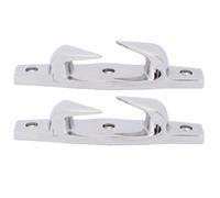 Haofy 2 Pièces Taquets de Bateau en Acier Inoxydable Taquets D'amarrage Cales d'arc Gauche Droite 6 Pouces pour Quai de Yacht Guide-câble de qualité Marine 316 pour Ponton Voilier