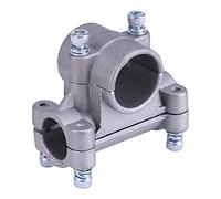 Haofy 26/28mm Poignée Support Pince Support de Poche pour Strimmer Tondeuse Débroussailleuse Tube Bonne Fabrication (Support croisé (26, 19))