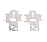 Haofy 2pcs Plaque de Pont Touche Polyvalente, Polyvalent en Acier Inoxydable Touches de Carburant pour Les Yachts et Les Navires Modernes