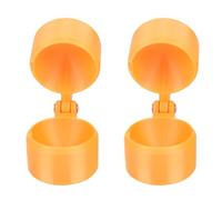 Haofy 2pcs Sphère Cercle Gâteau Pop Cutter Rond Gâteau Milde Pop avec Poche D'air pour les Desserts de Pâte à Biscuits à Cuisson Professionnelle à la Maison