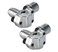 Haofy 2Pcs Valve de Perçage BPV 31 Valve à Pointeau de Climatisation Automobile pour Tube OD 1/4 5/16 3/8 Pouces Kit de Robinet de Tuyau AC pour Réparation de Système AC de Camion de
