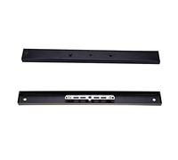 Haofy 3 Lumières Plafond Suspendu Luminaire Plafonnier Base de Montage Forme Rectangulaire Pendentif Lumière Bricolage pour Cuisine Chambre Salon Salle à Manger(Le noir)