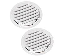 Haofy 316 Ventilation Marine en Acier Inoxydable Couvercle de Bateau à Persiennes Rondes à Perspectives de Bateau, Finition Brillante à la Rouille, Compatible avec des Campeurs de
