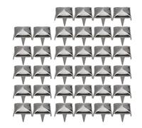 Haofy 400 Ensembles de Rivets à Pointes Carrés de 4 à 7 Mm, Accessoires Durables pour la Maroquinerie, les Sacs, les Chaussures, les Ceintures, L'artisanat, Or/argent/couleur Pistolet/bronze pour