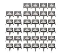 Haofy 400 Ensembles de Rivets à Pointes Carrés de 4 à 7 Mm, Accessoires Durables pour la Maroquinerie, les Sacs, les Chaussures, les Ceintures, L'artisanat, Or/argent/couleur Pistolet/bronze pour