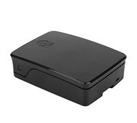 Haofy 4B Boîtier ABS Coque Encliquetable Trou de Transmission de Lumière Boîtier Tactile Délicat pour Les Amateurs de Bricolage Blanc Rouge (Black)