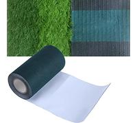 Haofy 5mx15cm Ruban de Gazon Artificiel, Ruban à Joint pour Gazon, Ruban de Joint de Pelouse Synthétique Auto-adhésif pour Fixation de Tapis de Gazon Vert Faux Tapis d'herbe