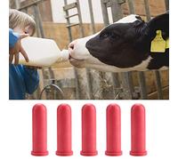 Haofy 5pcs Veau de Bois de Lait Mamelon, 10 Cm de Longueur de Chantier de Chantier de Chouchou de Mobilier de Bouteille de Petite Bouteille Infirmière Animal