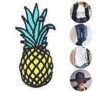 Haofy 6 Pièces Ananas brodé Patch Coudre Fer sur Autocollant pour la Décoration de Vêtements Bricolage, Applique en Tissu de Haute qualité pour Accessoires Vestimentaires