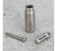 Haofy Abreuvoir de Poulet en Acier Inoxydable 6 Pièces, Tétine Automatique pour Volaille, Matériau 304 pour Canards et Poulets, Facile à Installer et à économiser de l'eau