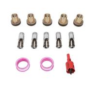 Haofy Abreuvoir pour Cochons, 5 Pièces, Tétine Robuste en Acier Inoxydable, Hydratation Automatique avec Connecteurs de Réservoir d'eau en Laiton, Kit pour Chèvres, Porcs, Porcelets,