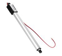 Haofy Actionneur Linéaire électrique Haute Vitesse 12V, Interrupteur de Fin de Course Interne, Vis en T, Tube en Aluminium, Course de 150mm pour équipement de Restauration (150mm-15mm/s-50N)