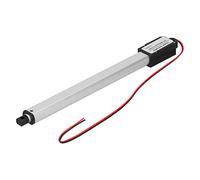 Haofy Actionneur Linéaire électrique Haute Vitesse 12V, Interrupteur de Fin de Course Interne, Vis en T, Tube en Aluminium, Course de 150mm pour équipement de Restauration (150mm-8mm/s-70N)