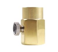 Haofy Adaptateur CO2 en Laiton pour Recharge de Bouteille de Soda, Connecteur Résistant à la Corrosion TR21-4 à CGA320, adapté un Usage Domestique