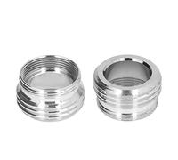 Haofy Adaptateur de Robinet d'eau, 2pcs, Excellent Matériau, Connexion Ferme, Facile à Installer, Adaptateur de Robinet en Acier Inoxydable pour l'évier, de à Tuyau, œuvres, Idées de Cadeaux de