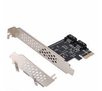 Haofy Adaptateur Rapide PCI-Express vers 3.0 à 2 Ports pour Un Transfert de Données Rapide, Idéal pour Les Grands Châssis, compatibilité Noir