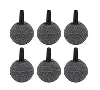 Haofy Aérateur de Pierre à Bulles 20 Pièces, Matériau de Sable Durable, Augmente Les Niveaux D'oxygène pour Aquarium, Gris, 1.38 Pouces/0.98 Pouces