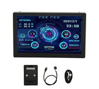 Haofy Affichage de la Température du PC, des Yeux, Moniteur de Température de l'ordinateur, Disposition d'écran Personnalisable pour la Maison