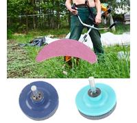 Haofy Affûteur de Lame de Tondeuse à Gazon, Outil de Meulage Efficace pour un Polissage Rapide des Métaux, Ajustement Universel 2x2,25 Pouces, Conception Compacte, les Amateurs de Jardin Entretiennent